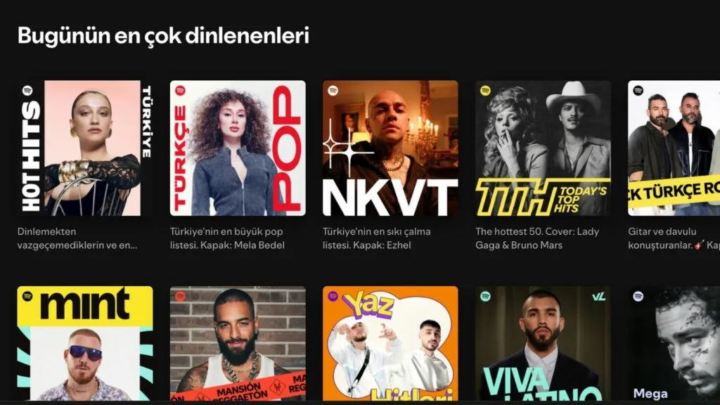 4. Spotify’ın Kişiselleştirilmiş Çalma Listeleri 